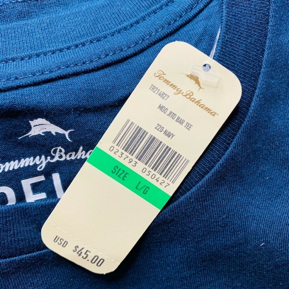 Tommy Bahama Men Graphic T-Shirt Size Large Moo Ji - Picture 5 of 6